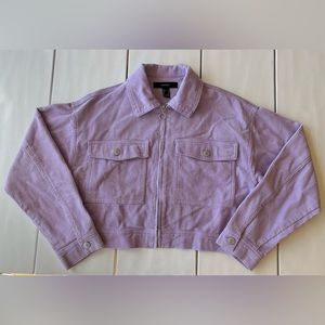 Purple corduroy jacket